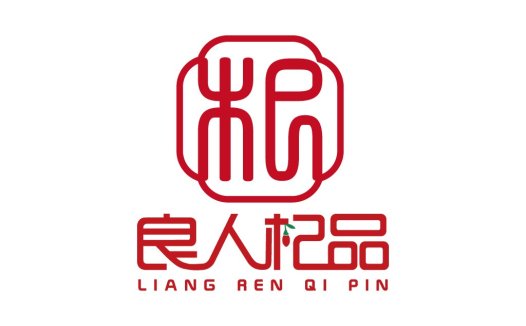 中国风红色徽章logo设计