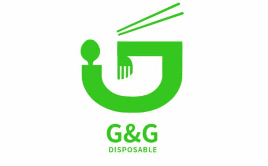 绿色餐具品牌logo设计