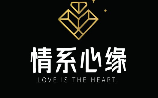简约几何钻石logo设计