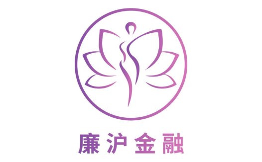简洁优雅的莲花金融logo设计