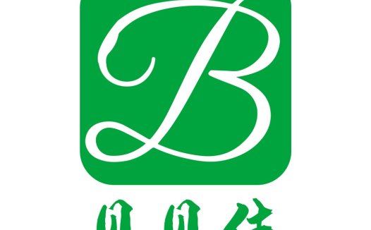 绿色简约字母B标志设计