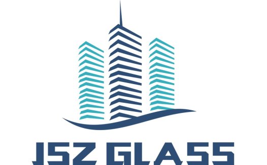 现代建筑风格的JSZ GLASS LOGO设计