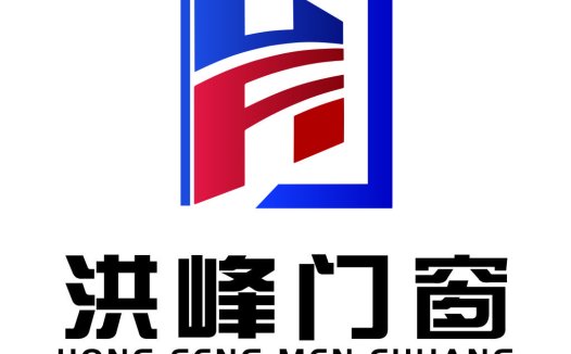 现代简约风格的门窗公司logo设计