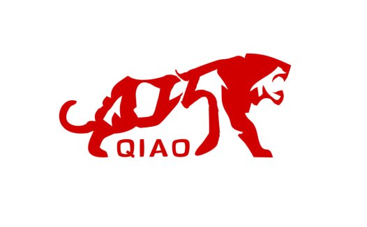 QIAOQIAO红色狮子logo设计