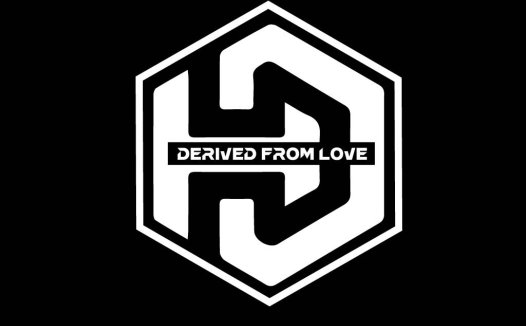 简约黑白色调的六边形logo设计