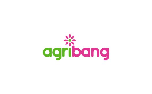 农业品牌logo设计:绿色与粉色的完美结合