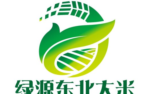 绿色生态大米logo设计