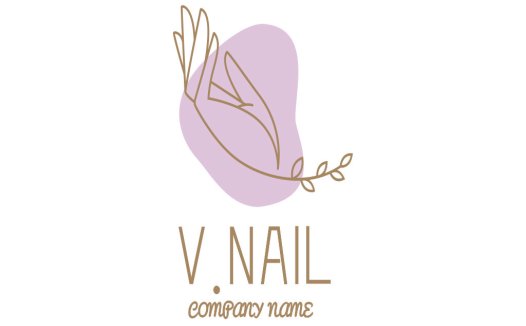 简约自然风植物logo设计
