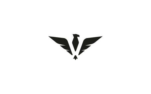 鹰展翅logo设计