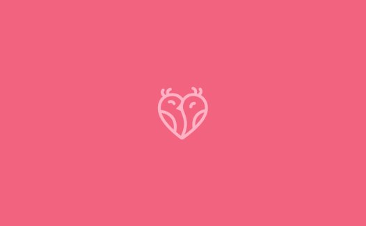 心形鸟logo设计