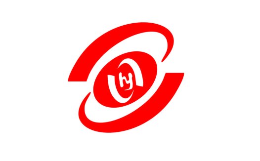 简洁现代的红色循环logo设计