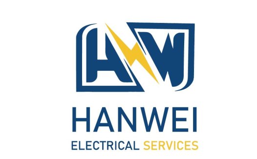 简洁现代的电气服务公司logo设计