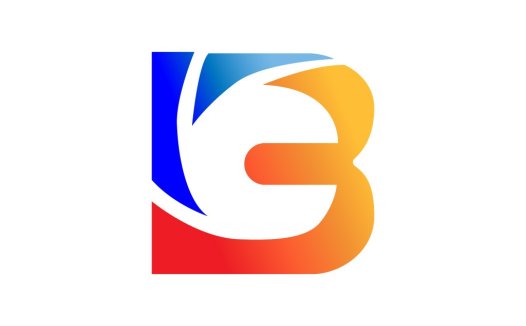 简洁现代数字3字母logo设计
