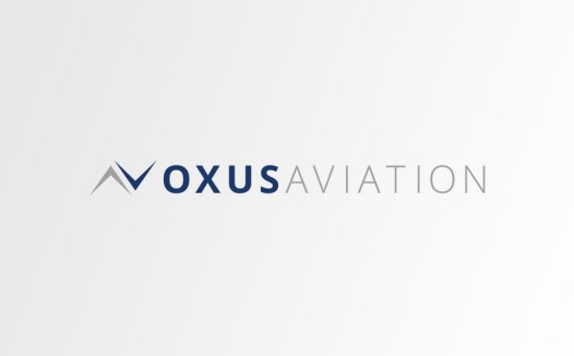 OXUS Aviation Logo设计:简约现代航空标识