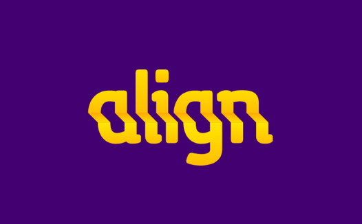 黄色渐变字体logo设计