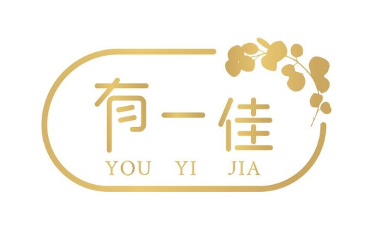 优雅金色中式风格logo设计