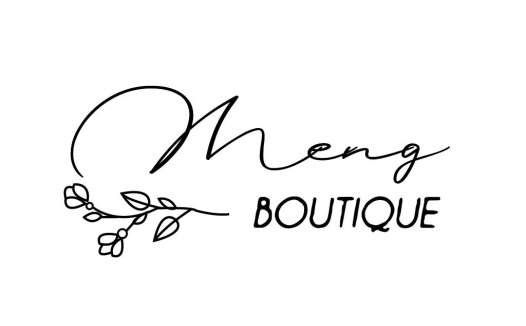 简洁优雅的Meng Boutique Logo设计