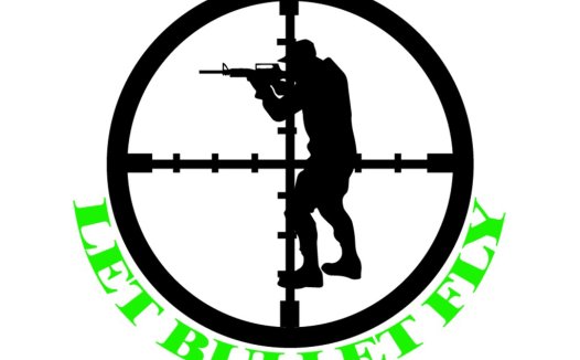 狙击手射击标志设计