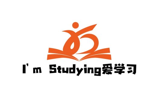 教育学习logo设计:简洁书本与人形结合
