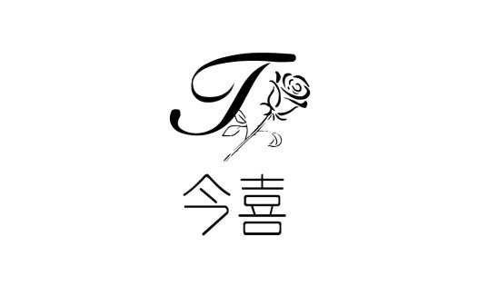 浪漫玫瑰花logo设计