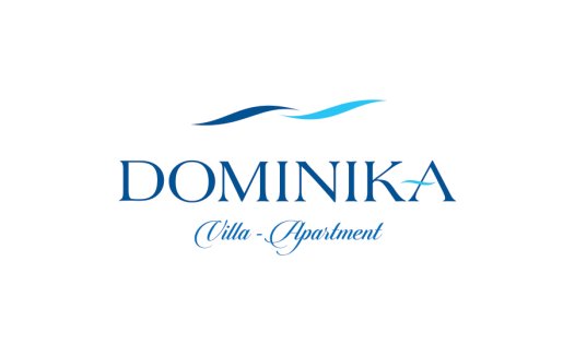 DOMINNIKA Villa Apartment Logo Design