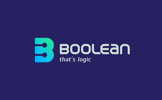 简洁现代的布尔逻辑标志设计