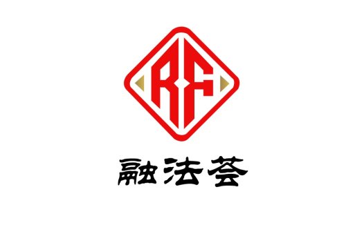 现代简约红色菱形logo设计