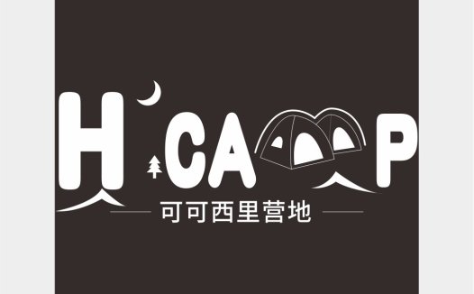 H'CA'P露营营地logo设计