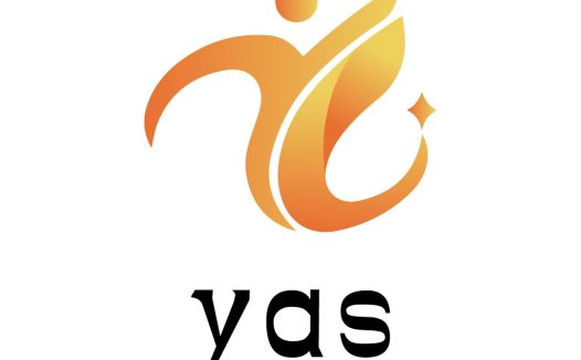 简洁动态的YAS标志设计