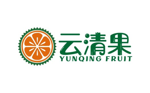 清新水果logo设计