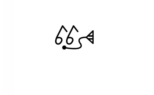 音乐符号与鱼形结合的logo设计