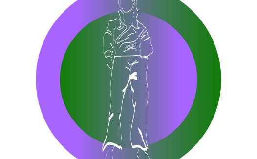 简约线条人物logo设计