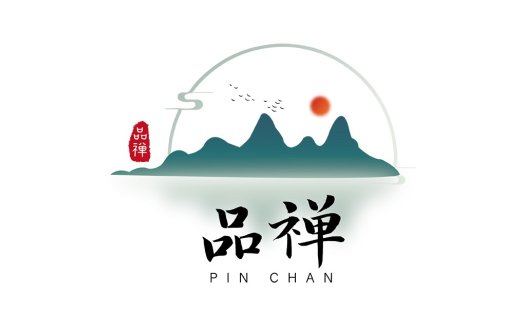 禅意山水logo设计