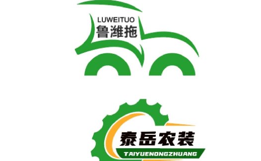 绿色机械齿轮logo设计