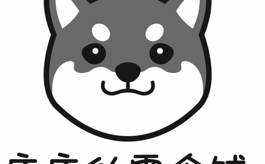 卡通狗头形象logo设计
