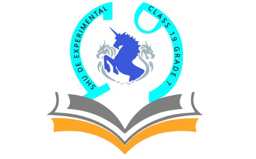 独角兽与书籍的教育logo设计