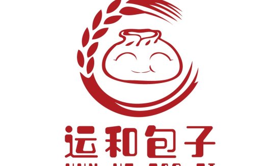 红白相间简洁logo设计
