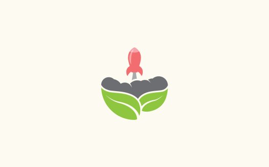 绿色火箭logo设计:环保科技的象征