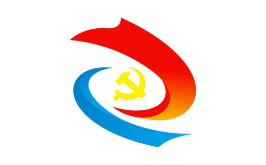 红色镰刀锤子logo设计