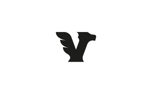 鹰头字母Y标志设计