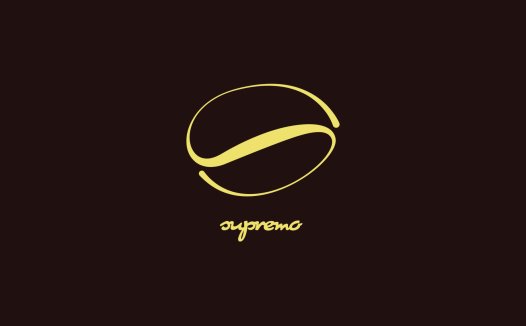简约咖啡豆logo设计