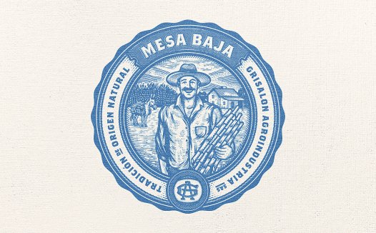 Mesa Baja自然农业logo设计