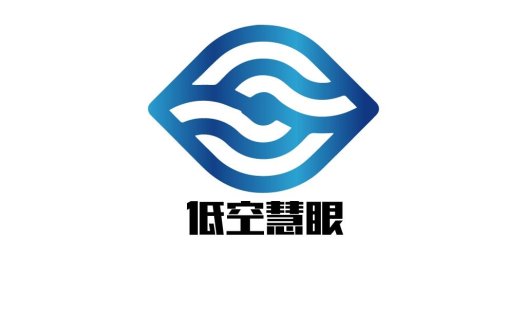 蓝色渐变波浪眼形logo设计