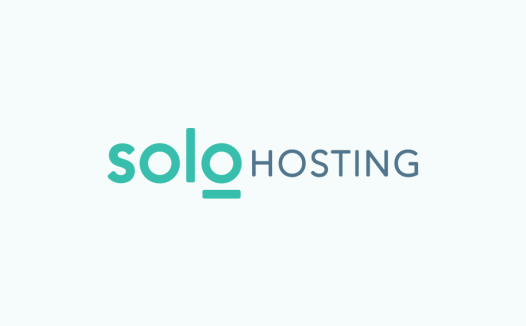 Solo Hosting Logo设计:简洁现代风格