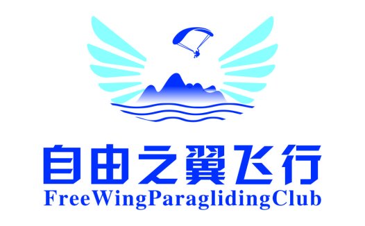 自由之翼飞行俱乐部logo设计