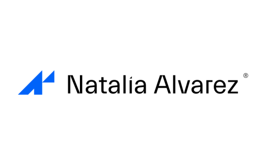 简洁现代风格的Natalia Alvarez logo设计