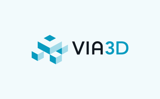 现代3D立方体logo设计