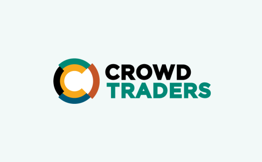 Crowdtraders Logo设计:创新金融品牌标识