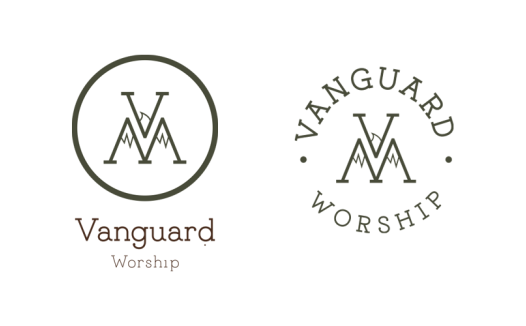 简约现代Vanguard Worship Logo设计