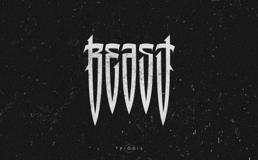 现代极简主义风格的Beast logo设计